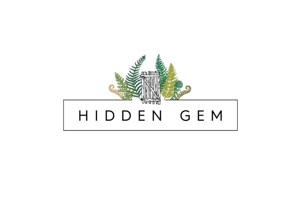 Zewnealand Design Hidden Gem Wine Logo